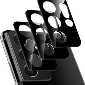 LK 3 Stück Kamera Schutzfolie Kompatibel mit Samsung Galaxy S21 Ultra, Galaxy S21 Ultra 5G Kamera Panzerglas, Shedding, Kratzer, Staub Kompatibel mit Handyhülle 9H HD Panzerglasfolie