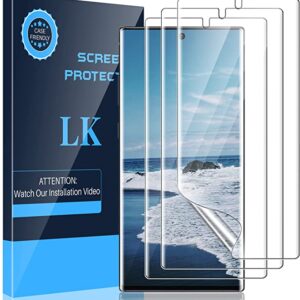 LK [3 Pack] Screen Protector for Samsung Galaxy Note 10 Plus/Note 10+ / Note 10 Plus 5G Flexible Film (Ultrasonic Fingerprint Support) Self Healing HD Clear, Case Friendly