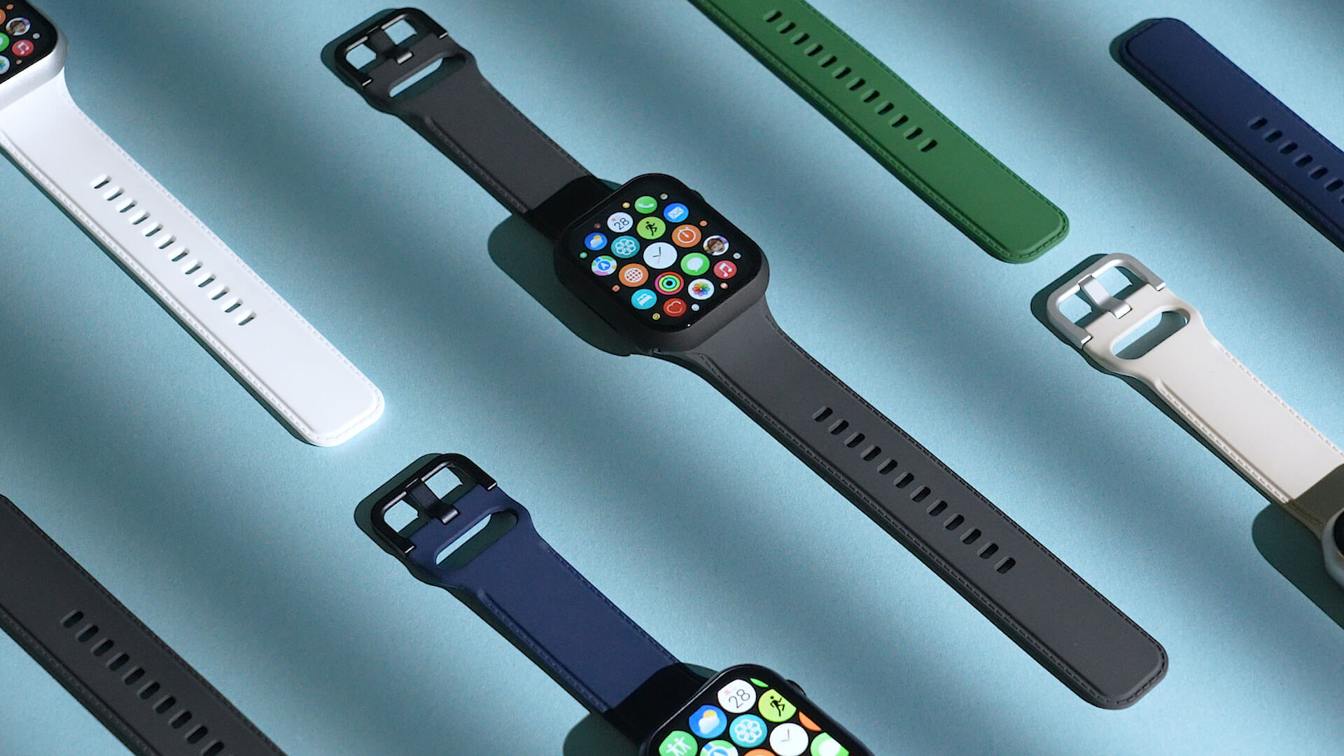LK-Direct Apple-Watch-41-Silicone-Strap-Tempered-Case-Video-Cover