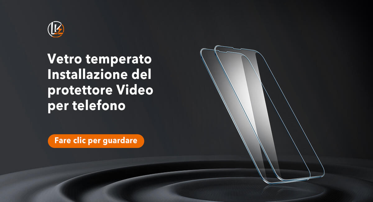 Video di installazione della protezione in vetro temperato LK-Direct per telefono