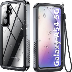 LK for Samsung Galaxy A54 5G Case Waterproof with Built-in Screen Protector [IP68 Underwater] Anti-Scratched Rugged Case [360°Full Body Heavy Duty Shockproof] Case for Samsung Galaxy A54 5G, Dustproof