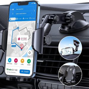 LK Phone Holder for Car, Air Vent Car Phone Holder Mount Universal Compatible for iPhone 14 13 12 11 Series, Samsung Galaxy S23 S22 S21 S20 All Mobile Smartphone